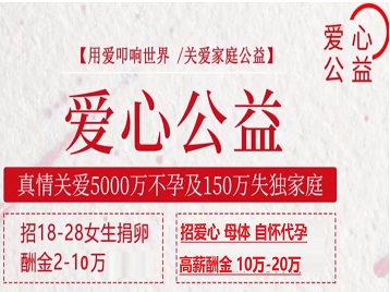 鼓楼捐卵助孕生子 爱心志愿者招募